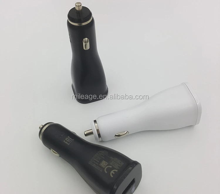 fast usb car charger adapter for samsung S9 S8 S6 hot sell fast car charger car adapter