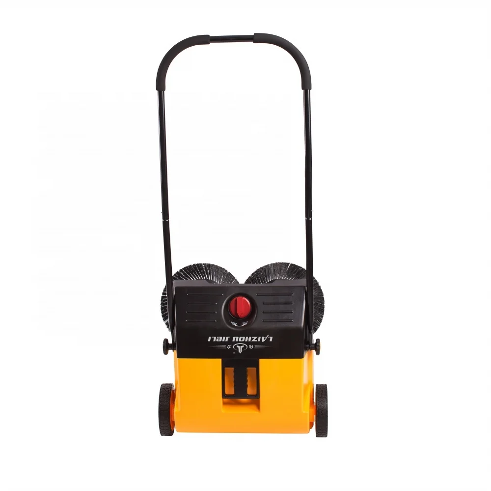 
convenient smart street walk behind leaf small debris dust industrial manual sweeper 