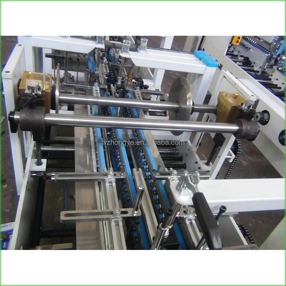 Automatic Crash Lock Bottom Box Folder Gluer Machine ZH-880BFT