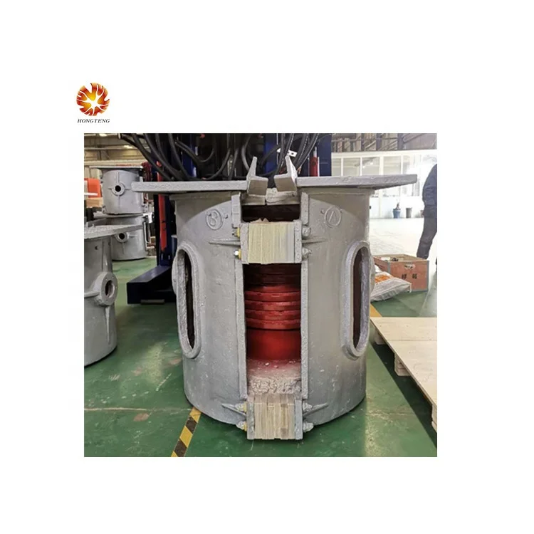 100KG small scrap cast iron melting furnace machine
