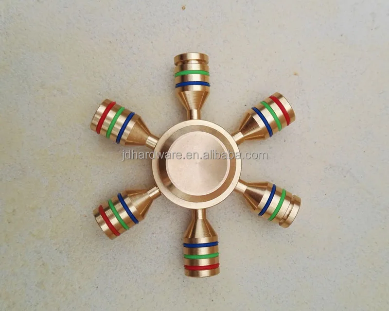 Custom 2021 CNC machining finger spinner brass fidgets pinner