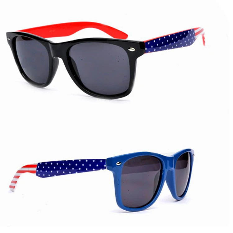 American flag  2021 USA fashion polarized  promotional sunglasses