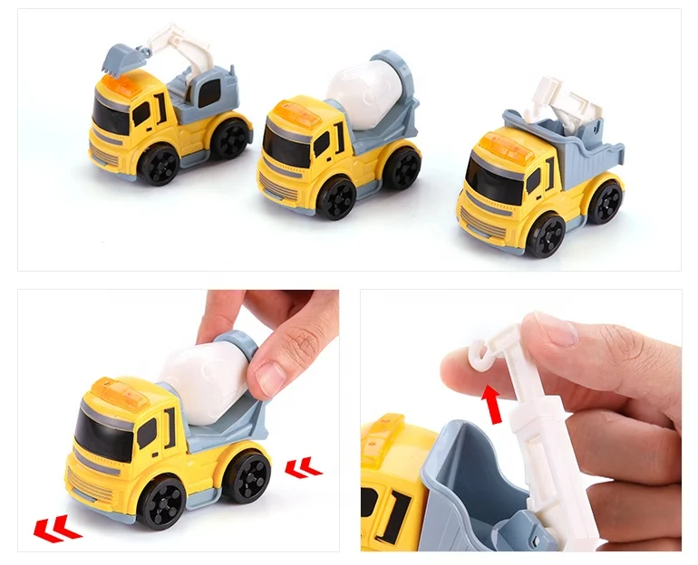inertial engineering plastic truck car china candy toy for wholesale