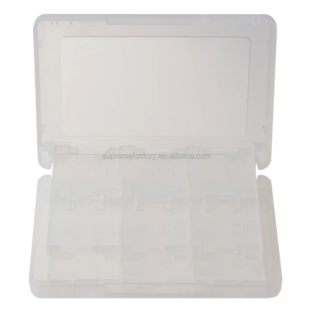 White 28 in 1 Game Card Slot Cartridge Storage Case Box for Nintendo 3DS 3DS XL