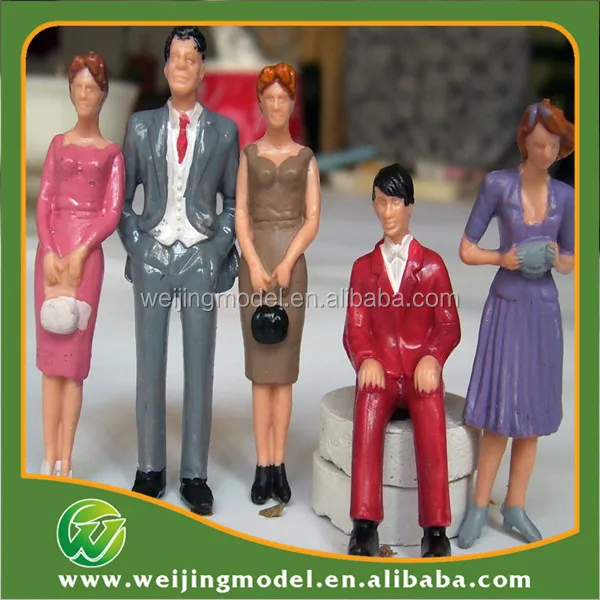 2016 hotsale 76mm 1/25 plastic scale model human figure