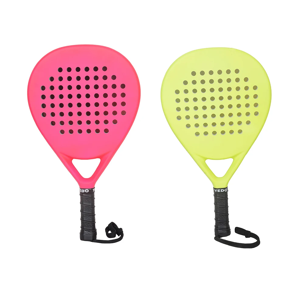 YEDO Professional Graphite Paddle Rackets EVA Foam Beach Tennis Racket