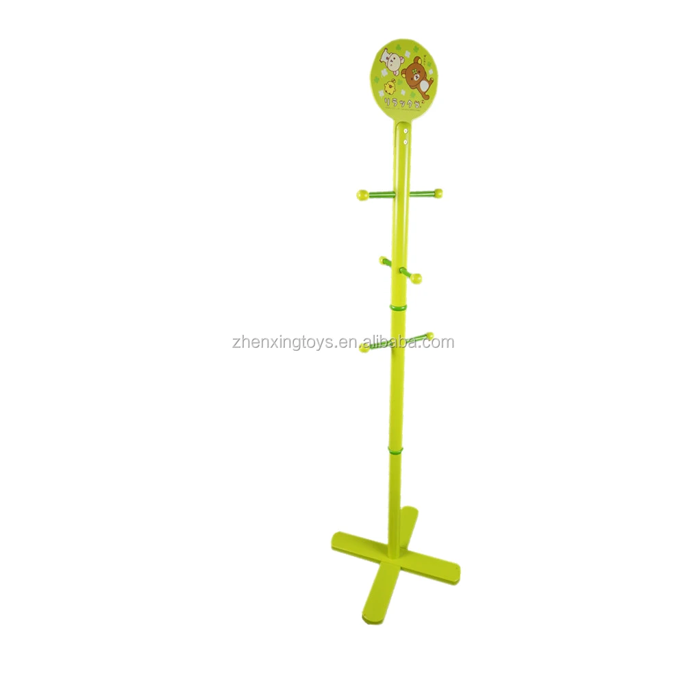 Hot sell Kids Cartoon Monkey wooden coat rack/ clothes tree