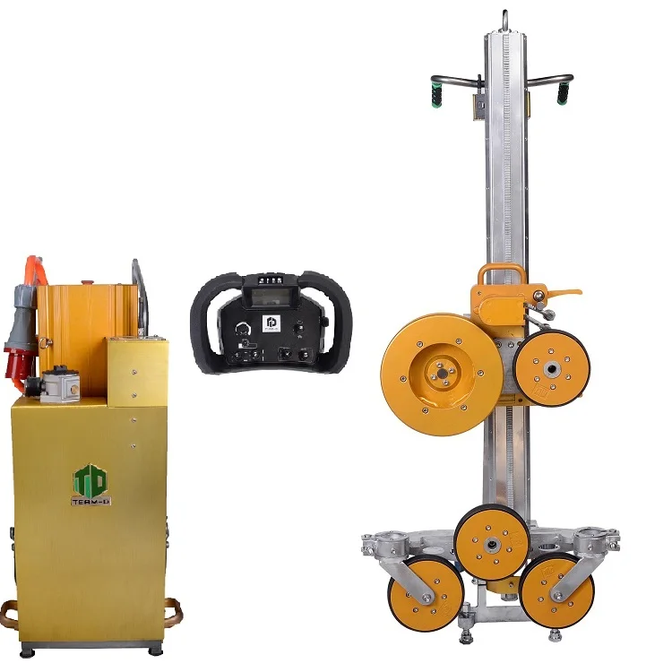 Factory price hydraulic wire  saw cutting machine ,diamond wire saw for reinforced concrete.