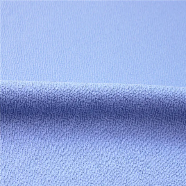 Textile high quality Polyester Spandex Jacquard liverpool heavy moss crepe fabric for garments