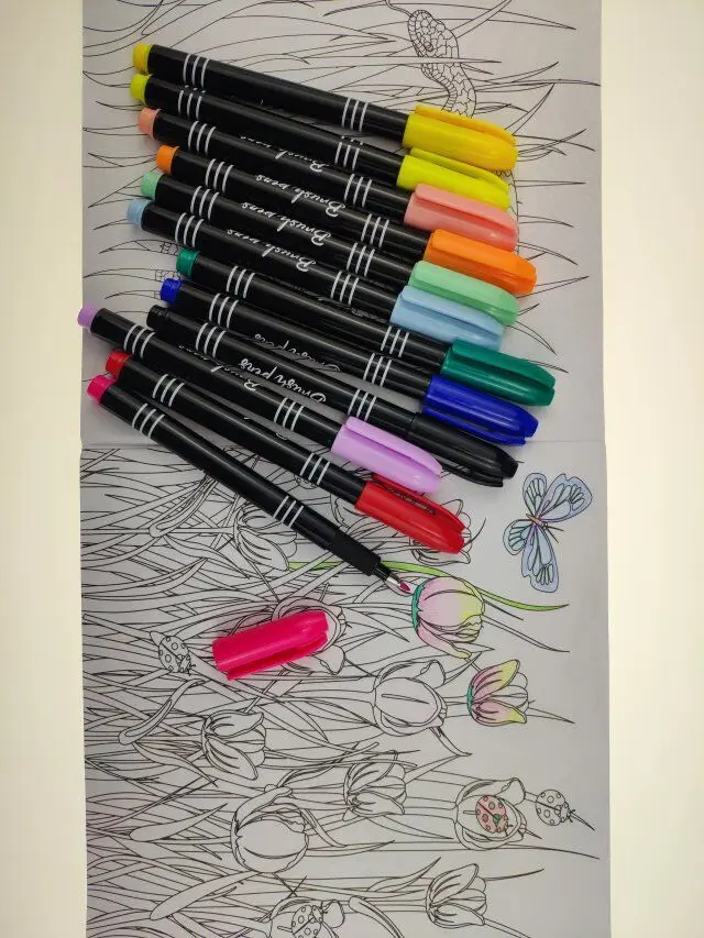 
Customized tip multi color washable fabric marker pen permanent marker textile marker 