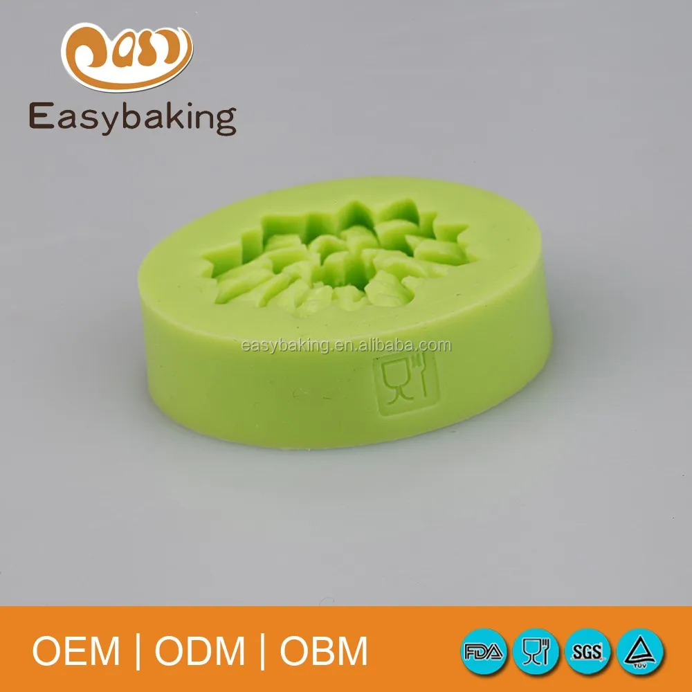 Polymer Clay Resin Fondant Water Lily Lotus Flower Silicone Molds