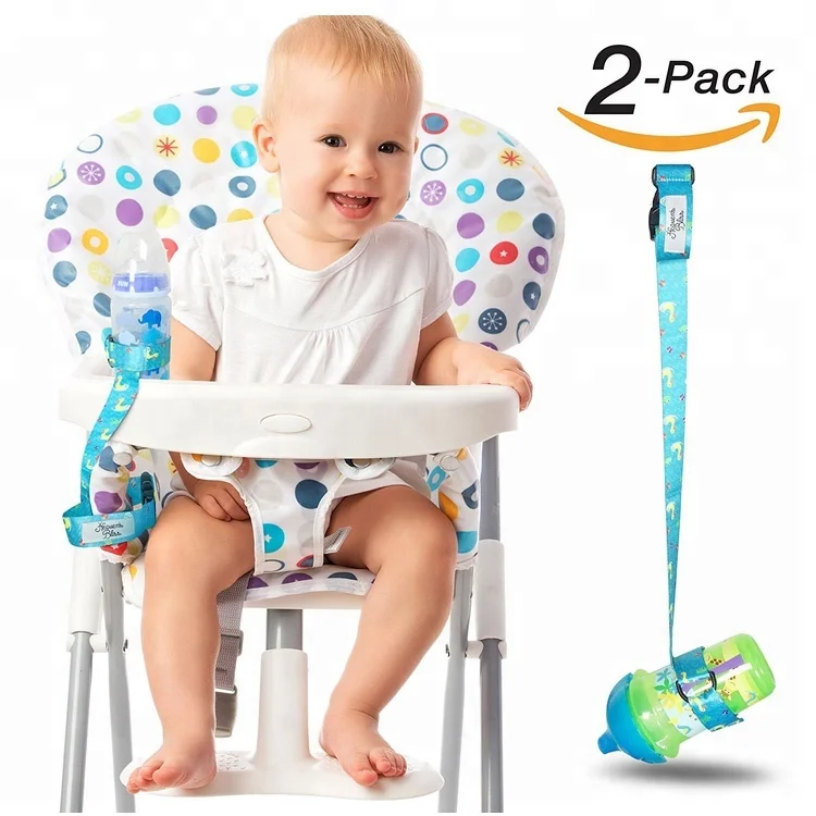 Factory custom made polyester toy leash baby feeding water bottle holder