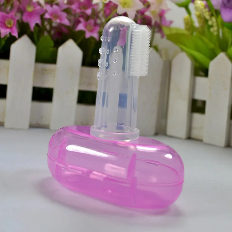 Approved Silicone Finger Baby Toothbrush,Baby Girl Toothbrush Finger Set