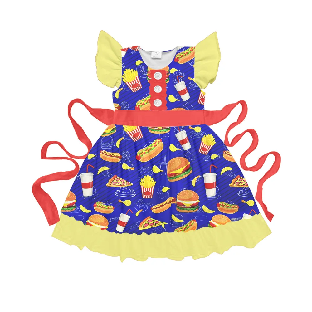 Children clothing wholesale 8 year old girl dress baby fashion design girls boutique dress