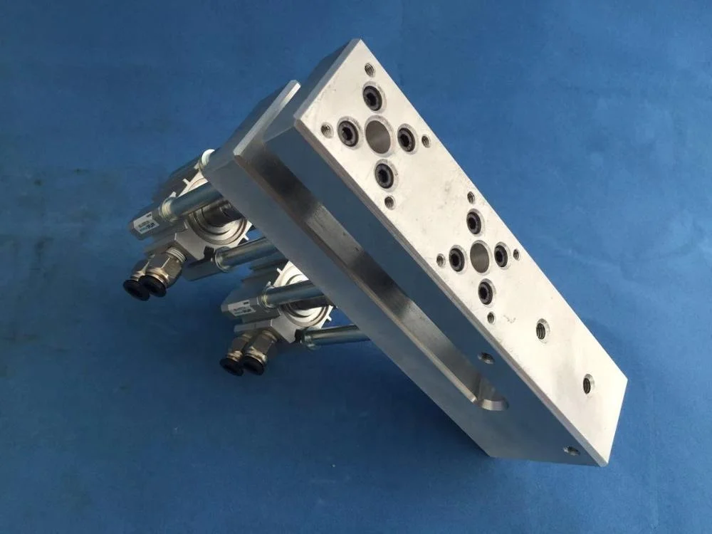 Customized air operated 8mm round hole extended 100-65 hole punch