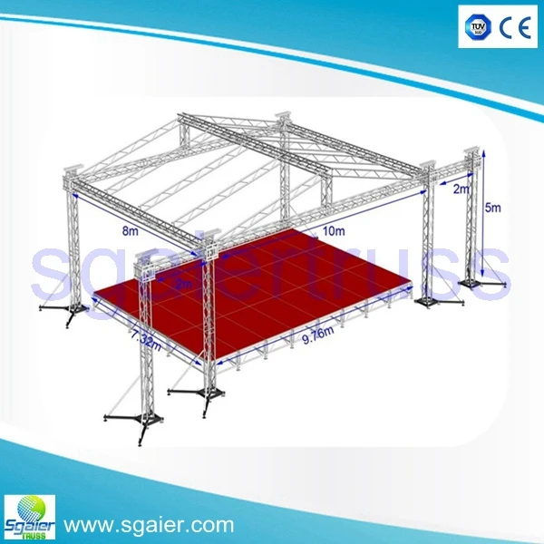 горячая продажа алюминиевых концертная сцена крыши фермы ферма