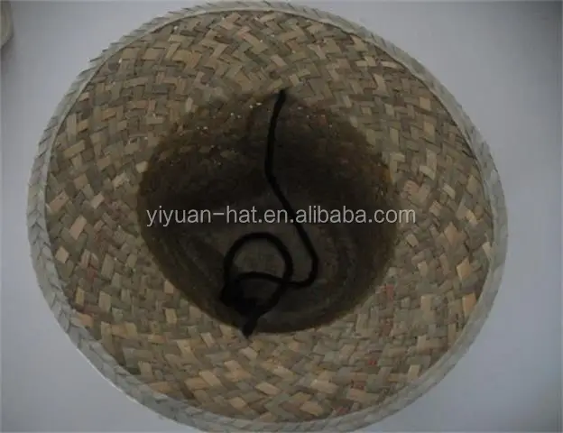  Фабричная поставка оптовая продажа самая дешевая реклама индивидуальный логотип защита от солнца пальмовый лист соломенная ковбойская шляпа для фермера с широкими полями
