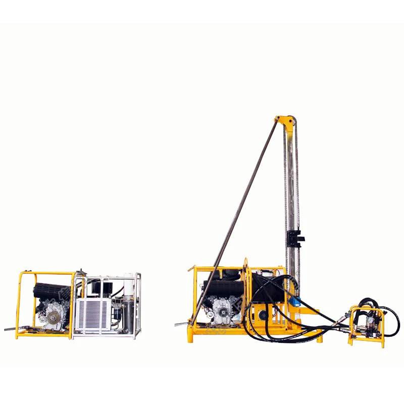 Soil investigation core drilling machine for mineral exploration taking sample