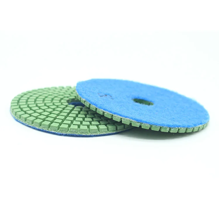 Wet Polishing Diamond Pads 100mm/disc for Marble Polish Buffing Pads 3 Step Polishing Pad High Efficiency & Working Longer Time