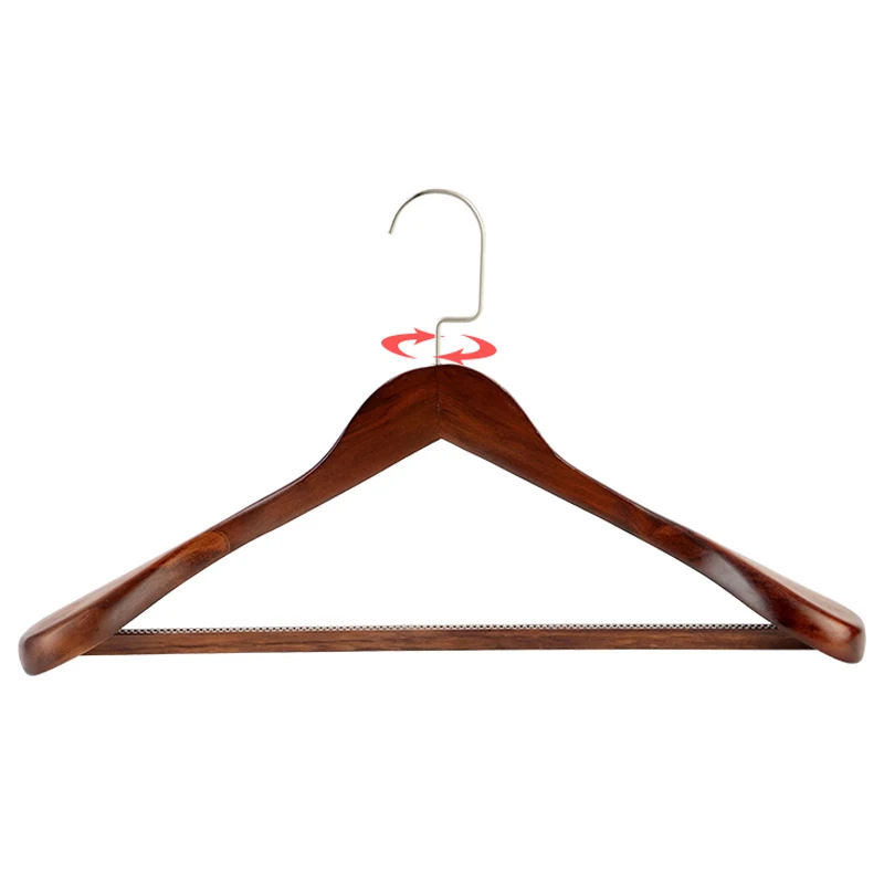 Boutique Luxury Broad Wide Shoulder Wooden Coat and Suit Hangers for Sale