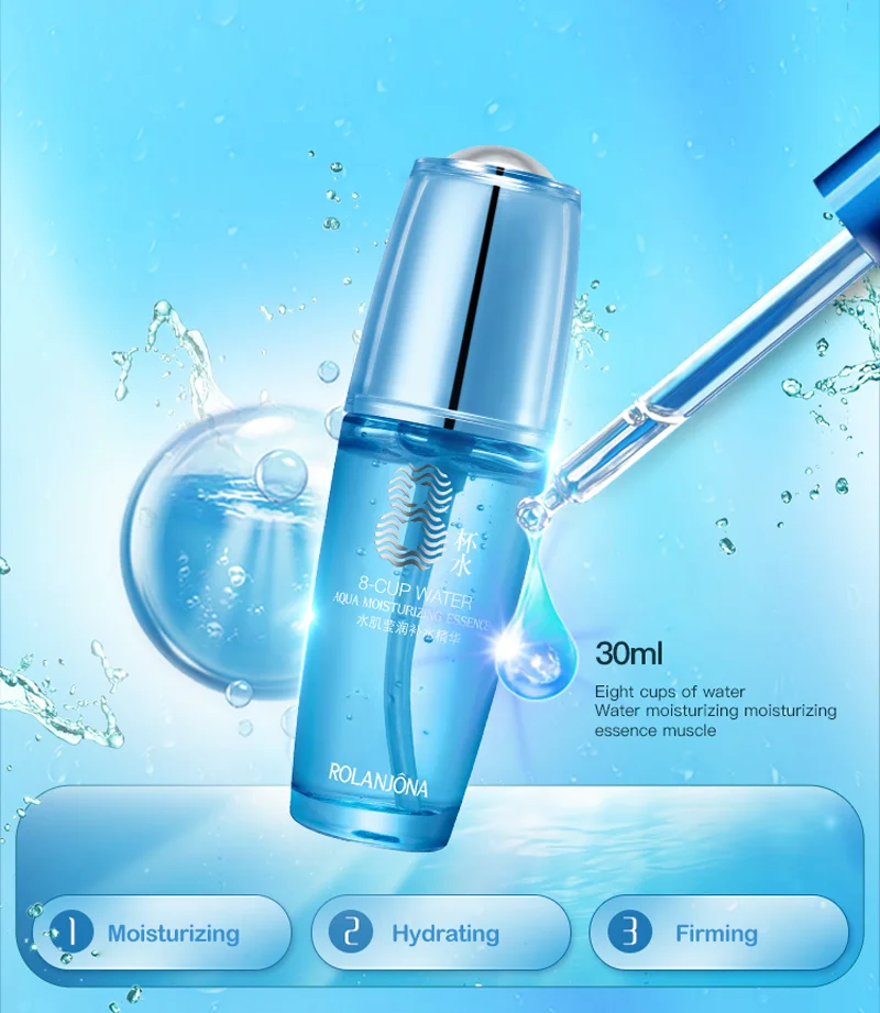 Rolanjona 8-Cup Water Moisturizing And Nourishing skincare product set for sensitive skin