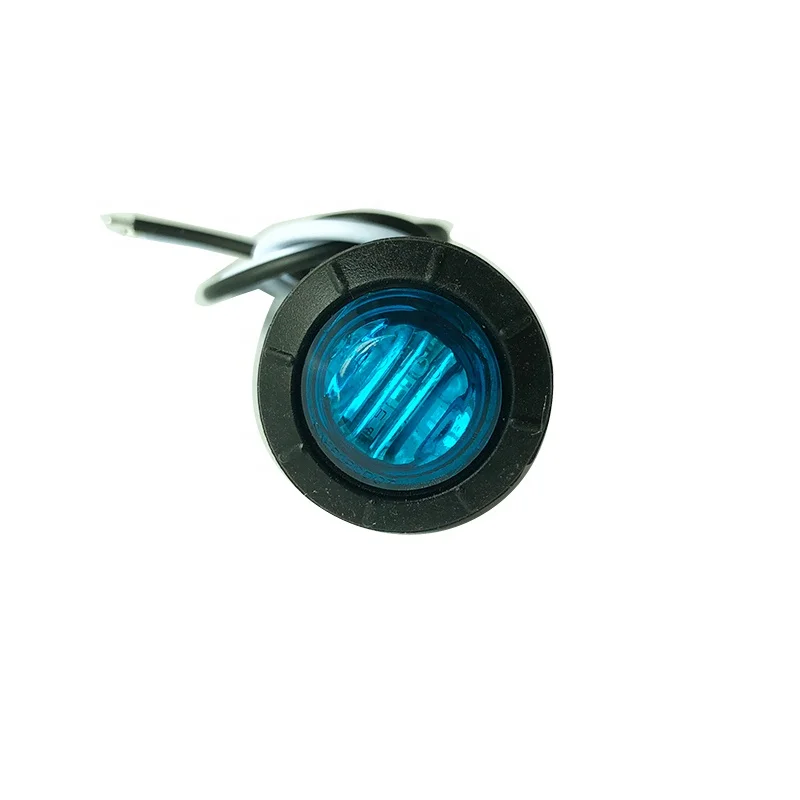 Hotsale Led Lamp, 12V Led Side Marker Light, 3leds Truck Clearance Lights ABS Round Lights Car MACON