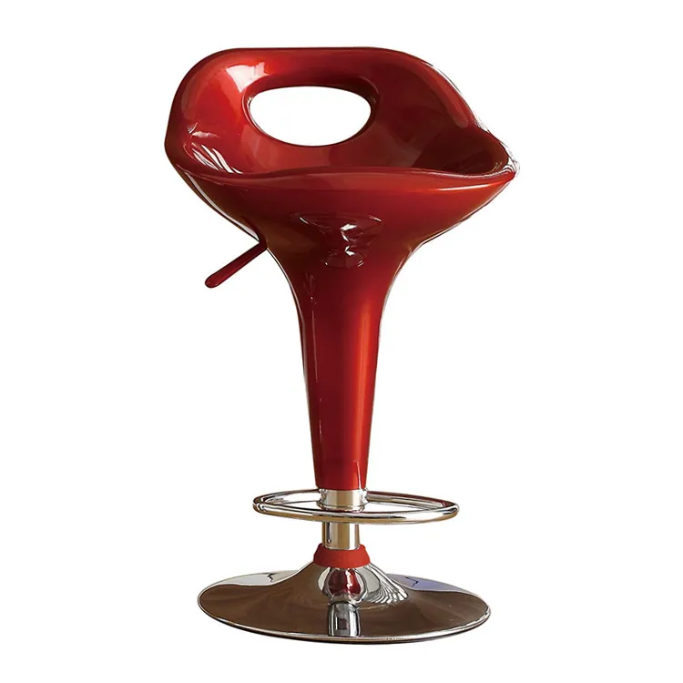 Guyou Bar Stools Design Swivel Plastic Modern Bar Furniture Bar Club Commercial Furniture Chrome Base Adjustable 100pieces