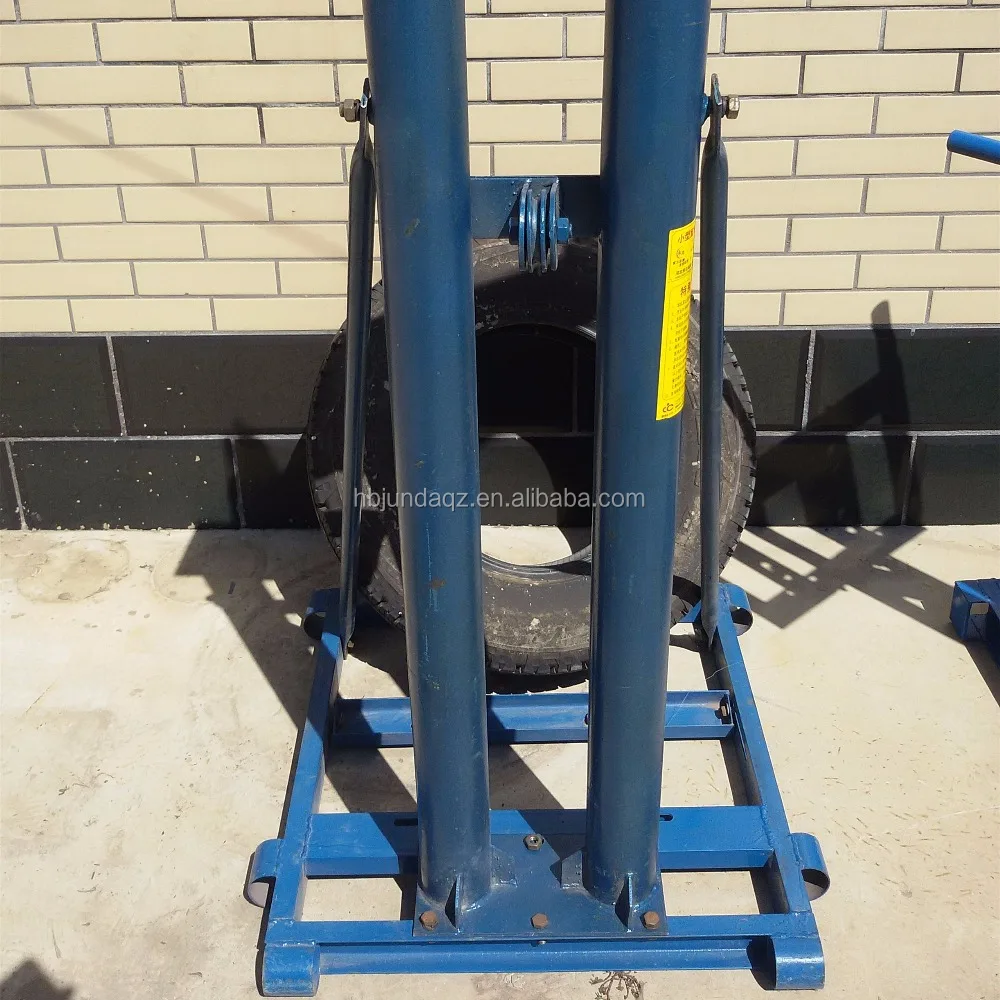 360 degree lifting machine/outdoor lifting small crane for construction hoist with remote control