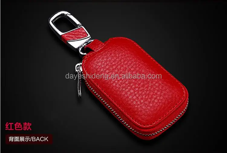 2016 New leather car key wallet case for Audi Buick Cadillac key