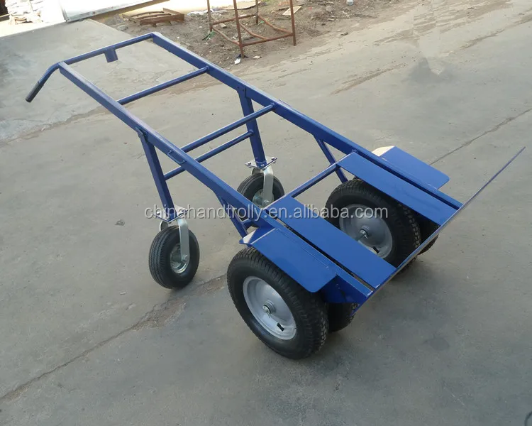 industrial goods mover powered hand trolley heavy duty push cart with trail dolly