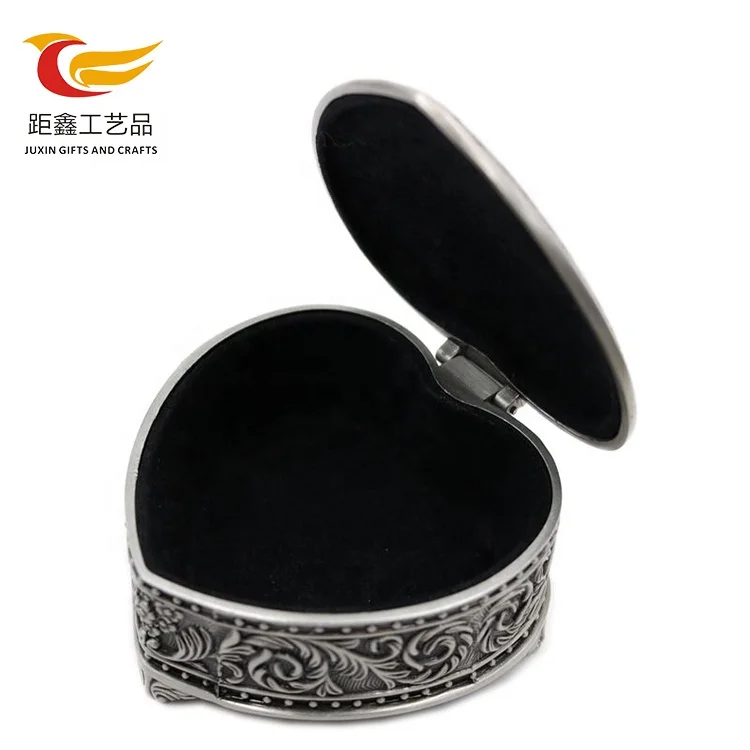 Custom logo metal zinc alloy old cd jewel gift case storage box