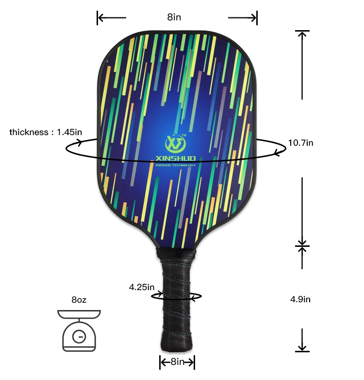 Good Supplier pickleball paddle usapa set custom