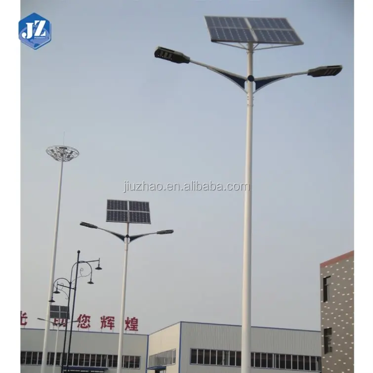 Good Sell Professional Dual Arm 60w Solar Street Light Price For Collector Streets