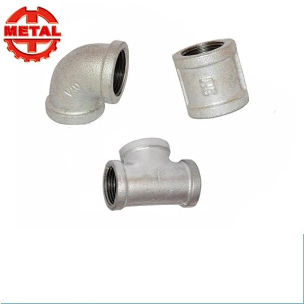 
plumbing materials sanitary male female threaded screwed galvanized pipe fitting 