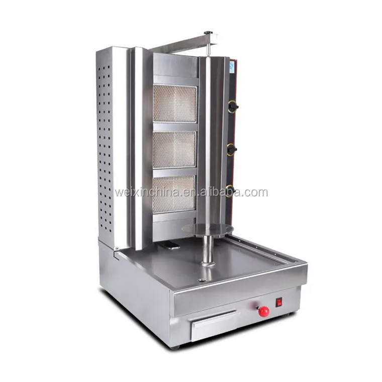 Газовый обогреватель бездымное бразильское барбекю Shawarma оборудование