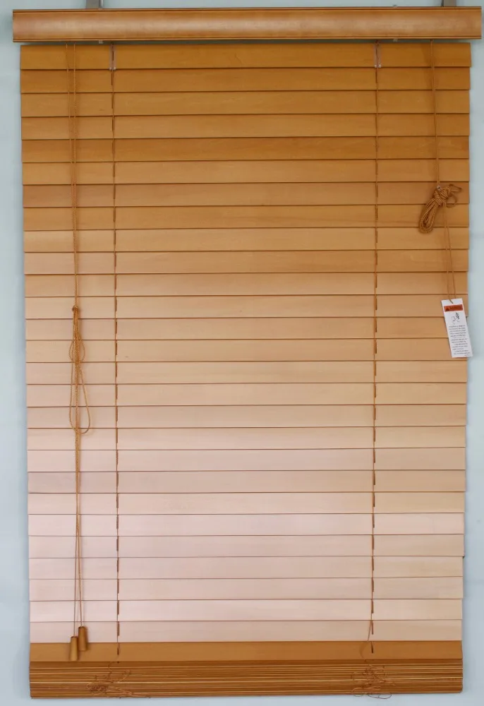 Factory direct professional manufacturing high quality various color basswood windows wooden blinds for the living room