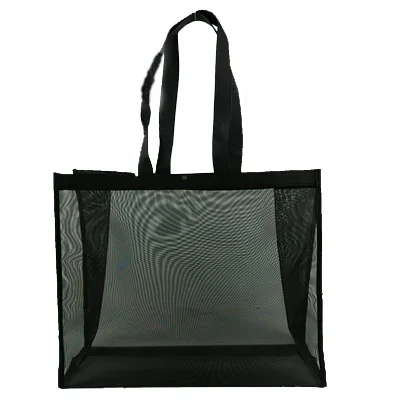 
Promotional Customized Large Capacity Foldable Multiple Nylon Mesh Market Shopping Bag For Carry 