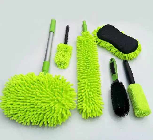 
Factory manufacturer auto portable 7pcs Promotion carcare kit 