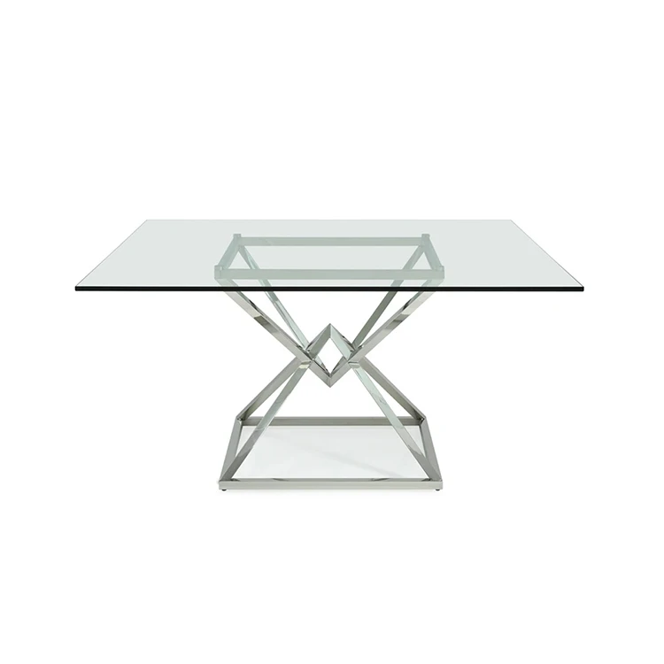modern glass dining table set 4 chairs
