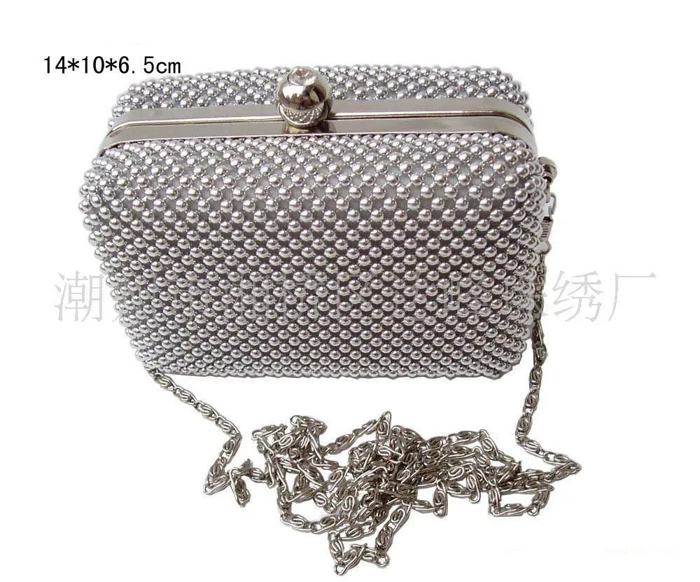 2012 aluminum mesh metal frame handbag G6007