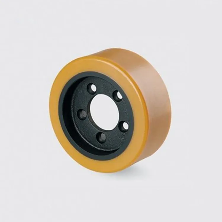 Solid High Wear -resistant  PU Forklift Drive Traction Wheels