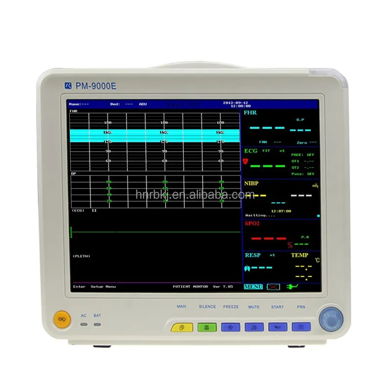Хорошая цена, 12,1 дюйма, 9 параметров, TFT ЖК-дисплей, монитор для беременных и плодов