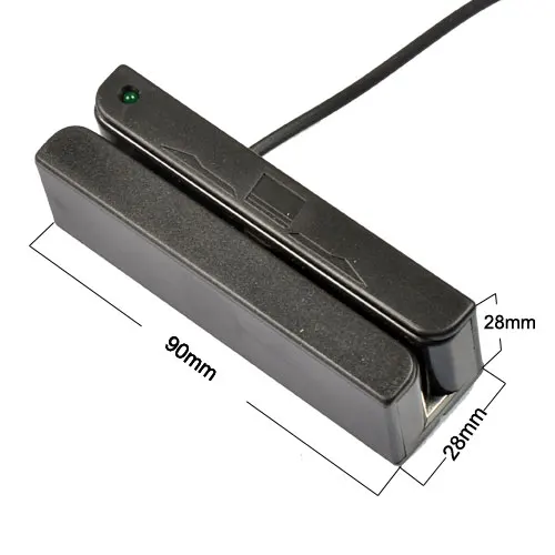 msr90 msr123 card reader USB 3Tracks