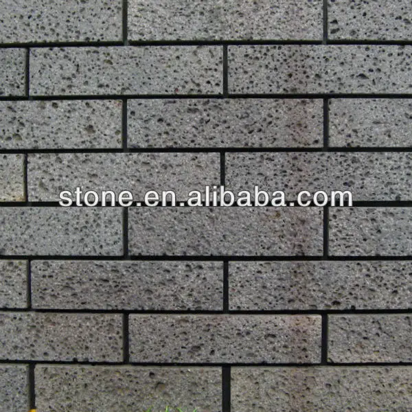 
Antiqued Steel Brush Lava Stone Brick Tiles For Wall  (720339613)