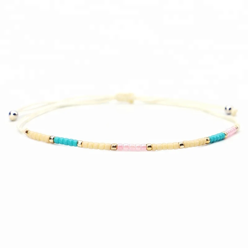 ( Color Random ) Cheap Handmade  Miyuki Bead Bracelet For Women