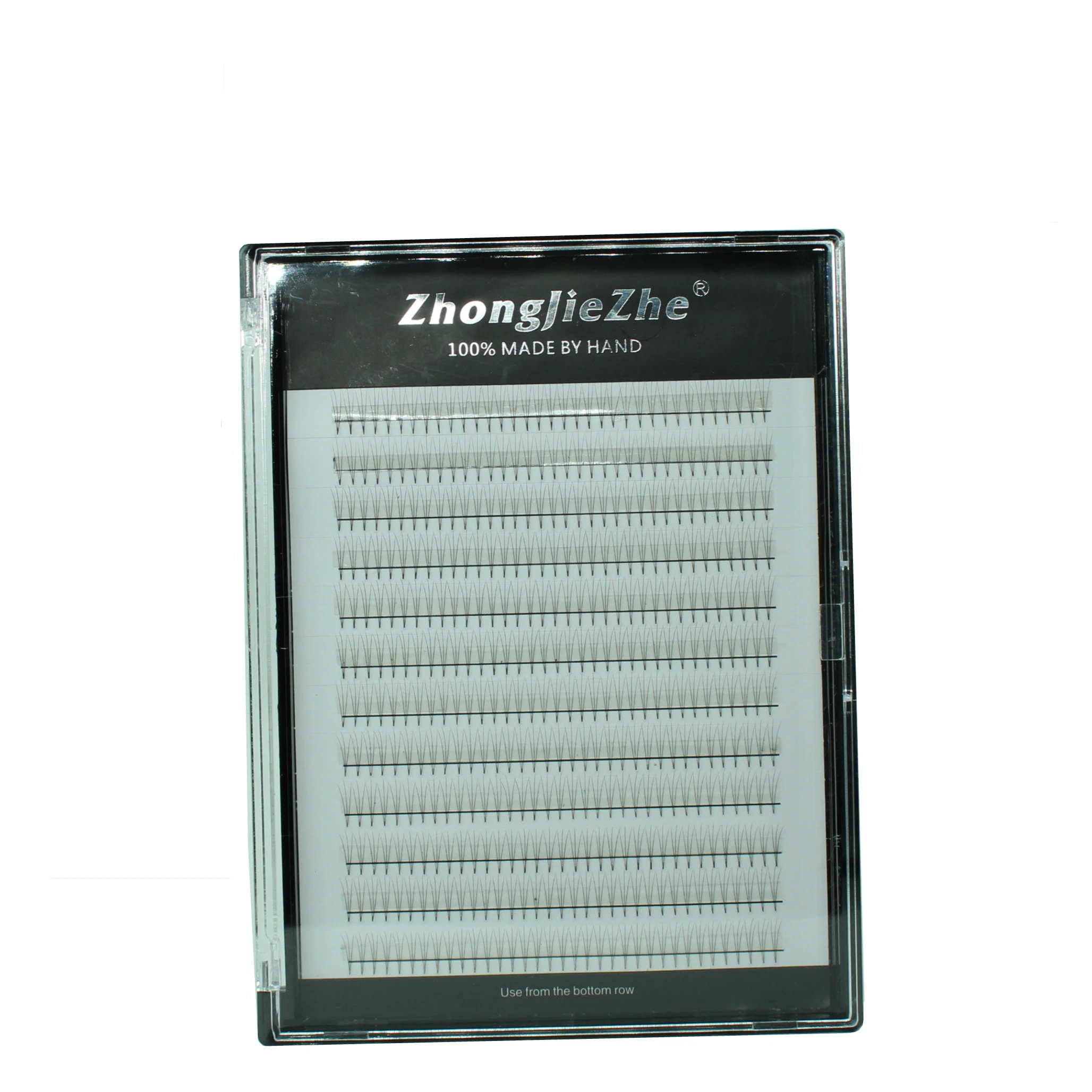 3D готовые объемные ресницы, серия коротких стержней, удлинители ресниц, Корея, синтетические волоконные ресницы, красивый макияж, нижняя часть