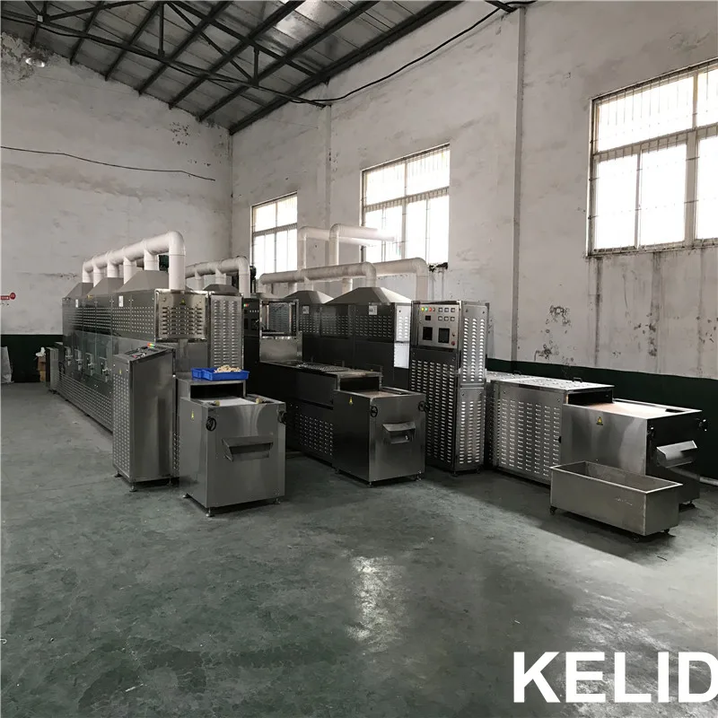 Microwave Turmeric Cleaning and Drying Line