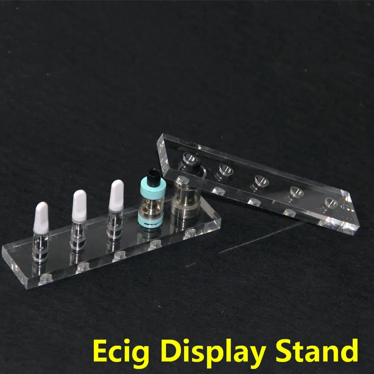 Wholesale 510 cartridge show stand E-cigarette display stand vape atomizer holder with 5 holes wholesale