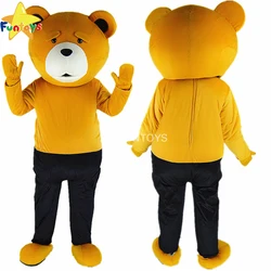 Funtoys Fur Teddy Bear Mascot Costume Fancy Dress Clothing Halloween Party Funny Animal For Adult