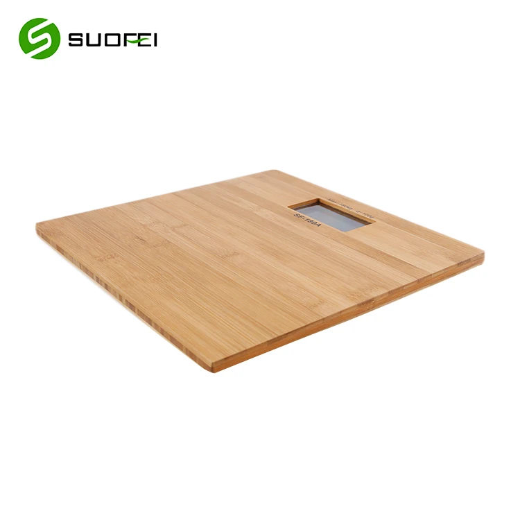 sf180A HOT SALE  bamboo digital body weight scale electronic bathroom wooden scale
